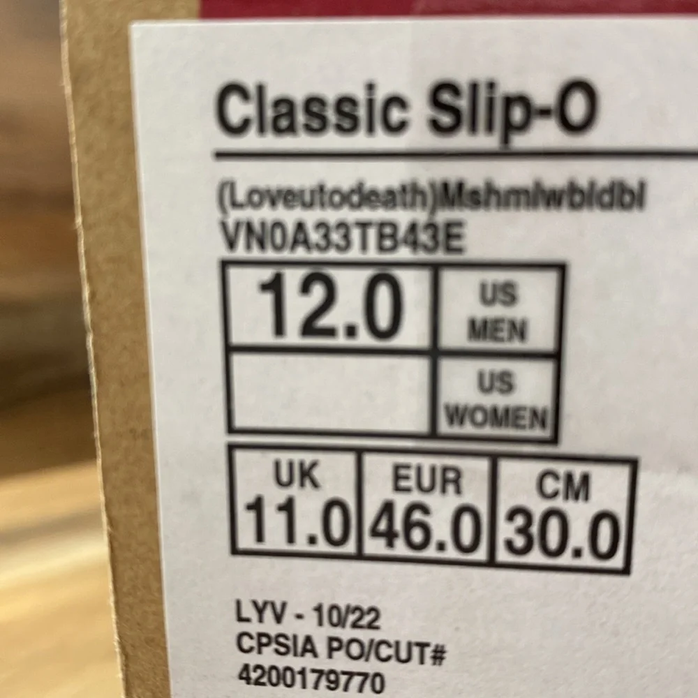 VANS CLASSIC SLIP ON BRAND 🔥 NEW - Picture 9 of 9